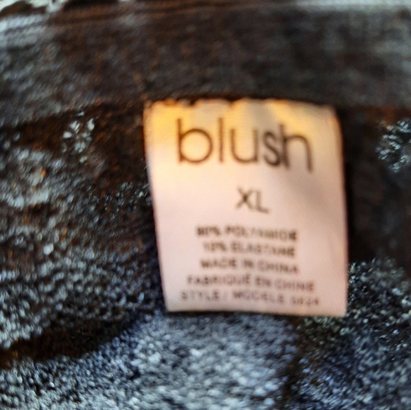 XL BlushBlack Lace Midi Dress Slip - Picture 5 of 14